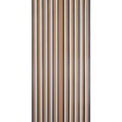 Streifenvorhang braun-beige