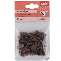 Suki Bodenträger Kunststoff Durchmesser 0,5 x 0,8 cm braun 4 Stück