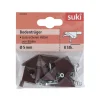 Suki Bodenträger Kunststoff Durchmesser 0,5 x 0,8 cm braun 8 Stück