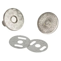 Suki Magnetverschluss Neodym Ø 18 mm, silber