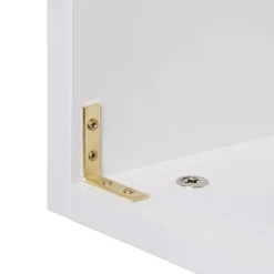 Suki Möbelwinkel vermessingt kantig 2 mm 4 Stück