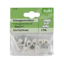 Suki Schnappverschluss Kunststoff 3,2 x 1,4 x 2,4 cm 2 Stück