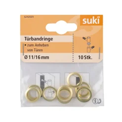 Suki Türbandring Stahl Durchmesser 11x Durchmesser 16 x 2 cm 10 Stück