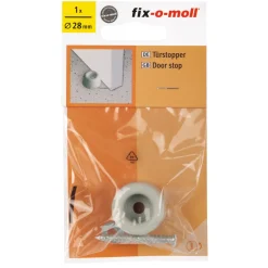 Suki Türstopper mit Schraube 2,5 cm hellgrau
