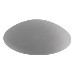 Suki Wandpuffer-Set mit Schrauben klebend 6 cm grau 2 Stück