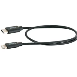 Sync u.Ladekabel Typ Apple lightning aufC 0,5m schwarz
