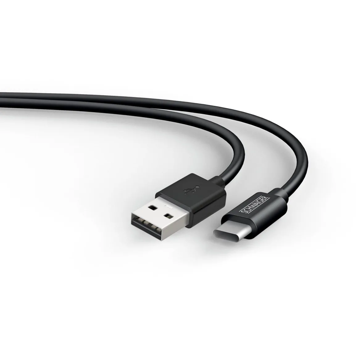 Sync u. Ladekabel Typ C auf A 2,0mschwarz