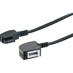 Telefon-Verlaengerung 6m schwarzTAE-U-St.TAE-U-Ku
