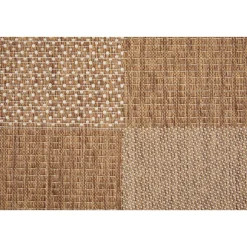 Teppich Arizona 160x230cm kariert beigebraun 972-10