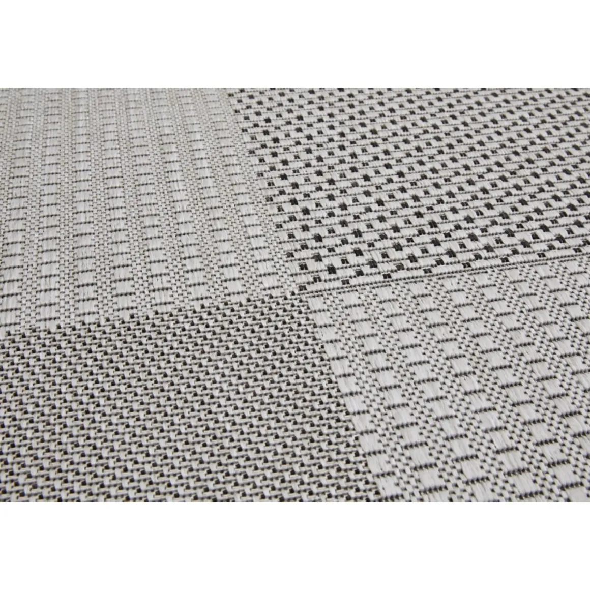 Teppich Arizona 160x230cm kariert grau972-18