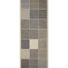Teppich Clyde 80x200cm beige-blau