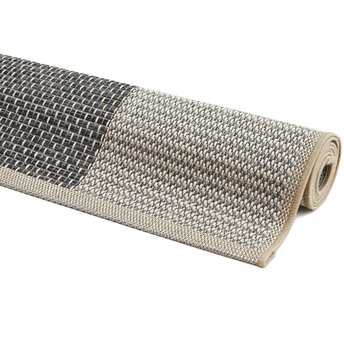 Teppich Clyde 80x200cm beige-blau