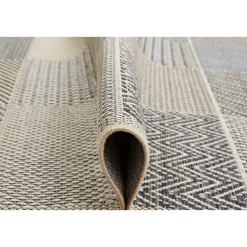 Teppich Clyde 160x230cm beige-blau