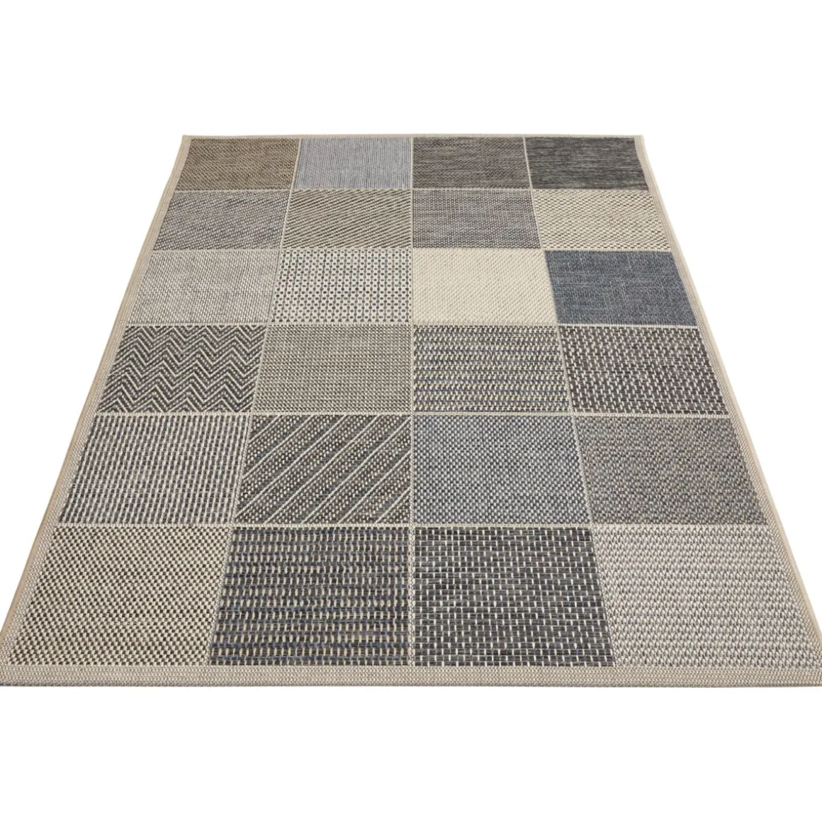 Teppich Clyde 120x170cm beige-blau