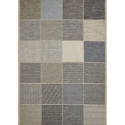 Teppich Clyde 120x170cm beige-blau