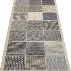 Teppich Clyde 67x120cm beige-blau