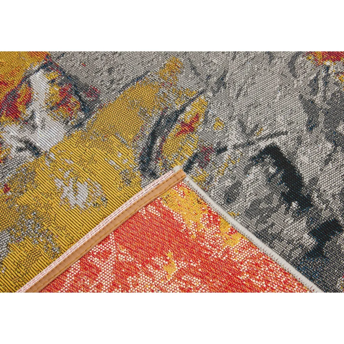 Teppich Portland 80x150cm grau-multi