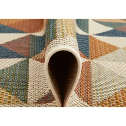 Teppich Sedona 67x120cm Kaestchen multi