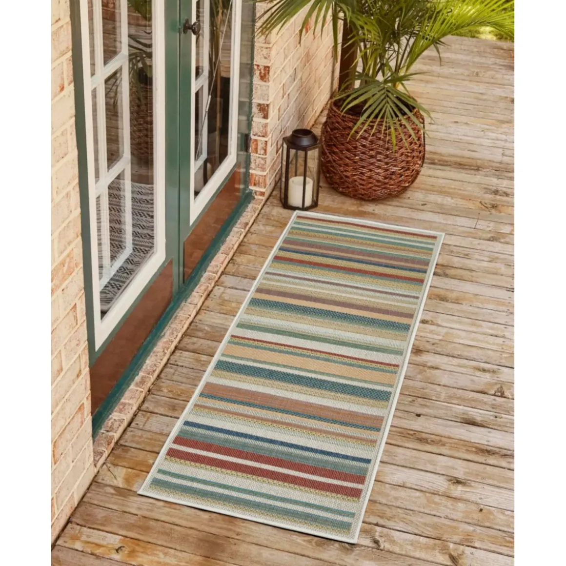 Teppich Sedona 67x120cm Streifen multi