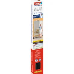 Tesa Fliegengitter Alu Comfort für die Tür braun 1,00m x 2,10 m