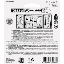 Tesa Haken Powerstrips Small Metall