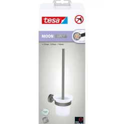 Tesa MOON Grey WC-Bürstengarnitur