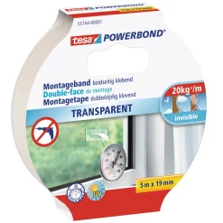 Tesa Powerbond Transparent 5mx19 mm