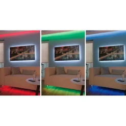 TIP LED Stripe Komplett Set 3m RGB IP208W 230/24V weiss