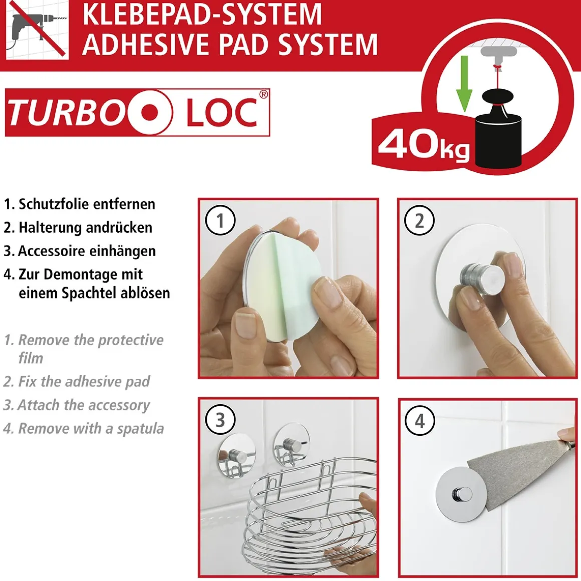 Toilettenpapierhalter Orea MattTurbo-Lock Edelstahl