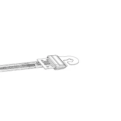 Torgriff Niro schwarz 2 cm 5 Stück