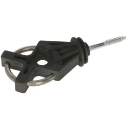 Torisolator X3 Durchmesser 6 mm verzinkt schwarz 10 Stück
