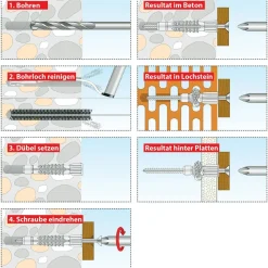 TOX Allzweckdübel Deco 8/49 10 Stück