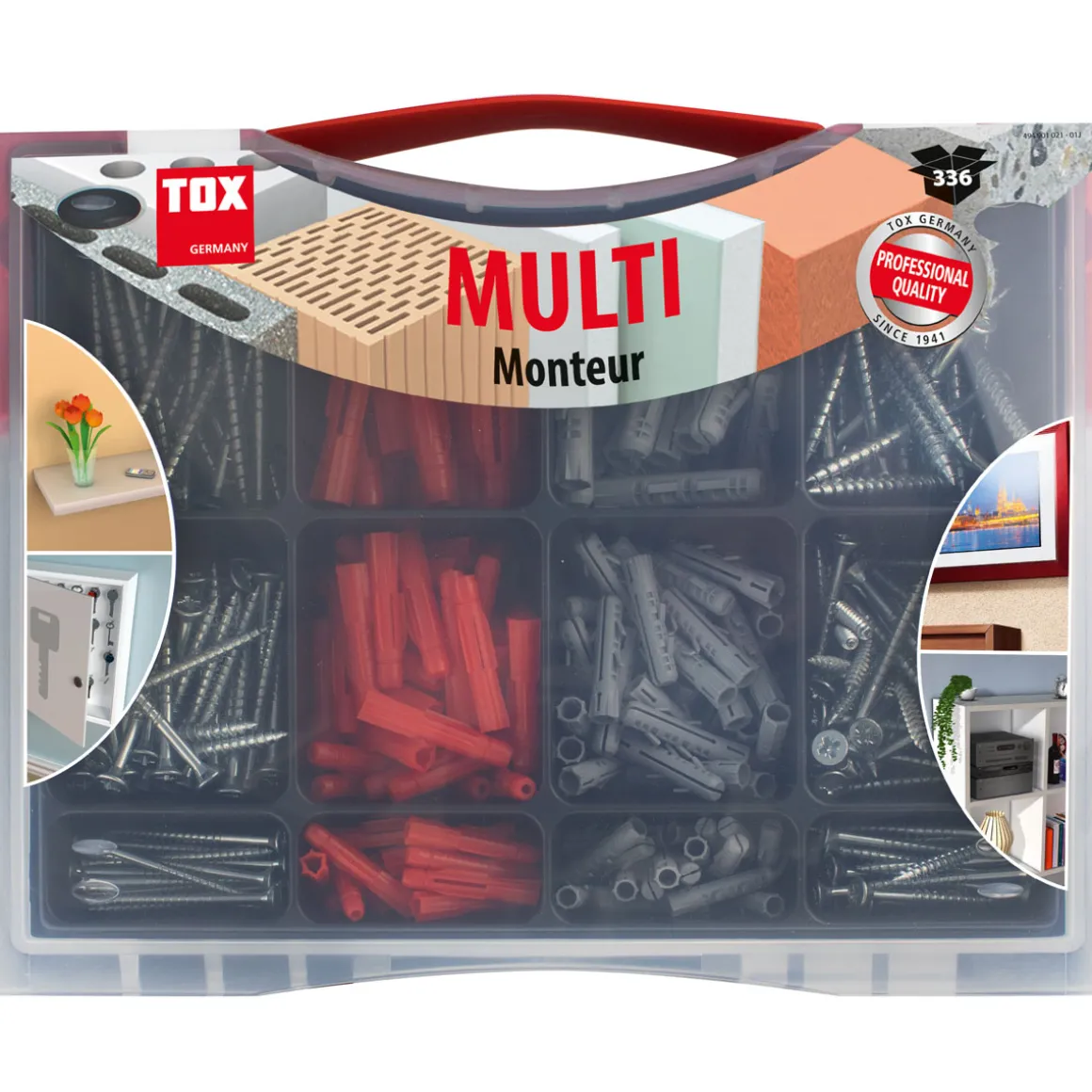 TOX Sortimentsbox Multi Monteur 336-teilig
