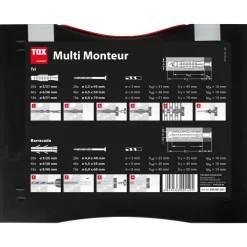 TOX Sortimentsbox Multi Monteur 336-teilig
