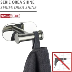 Turbo-Loc Wandhaken Duo Orea Shine Edels