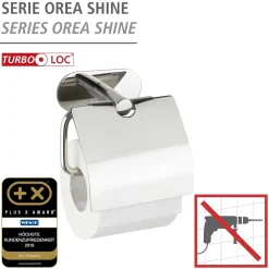 Turbo-Loc WC-papierhalter m/D OreaShine