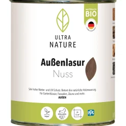 Ultra Nature Außenlasur Nuss 0,75 L