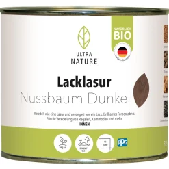 Ultra Nature Lacklasur Nussbaum Dunkel 0.375 L