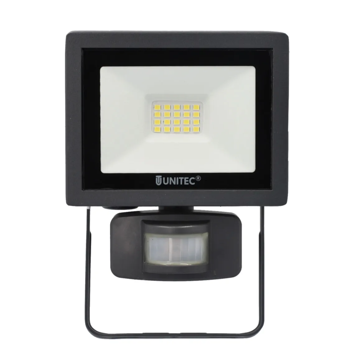 Unitec LED Wandstrahler mit Bewegungsmelder 10W 800lm anthrazit