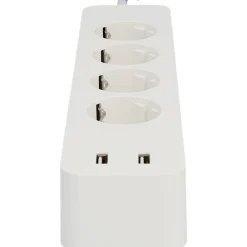 Unitec WIFI Steckdosenleiste Smart 4fach inkl 2xUSB weiß