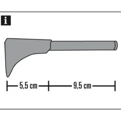 Universal-Träger 1+2lf DM 25edelstahloptik