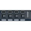 USB 2.0 HUB 4fach schwarz