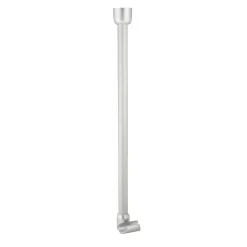 ValblueDeckenstütze für 25 mm Duschgestänge 55 cm eloxal Aluminium