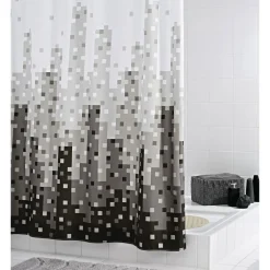 ValblueDuschvorhang Skyline Textil 180 x 200 cm
