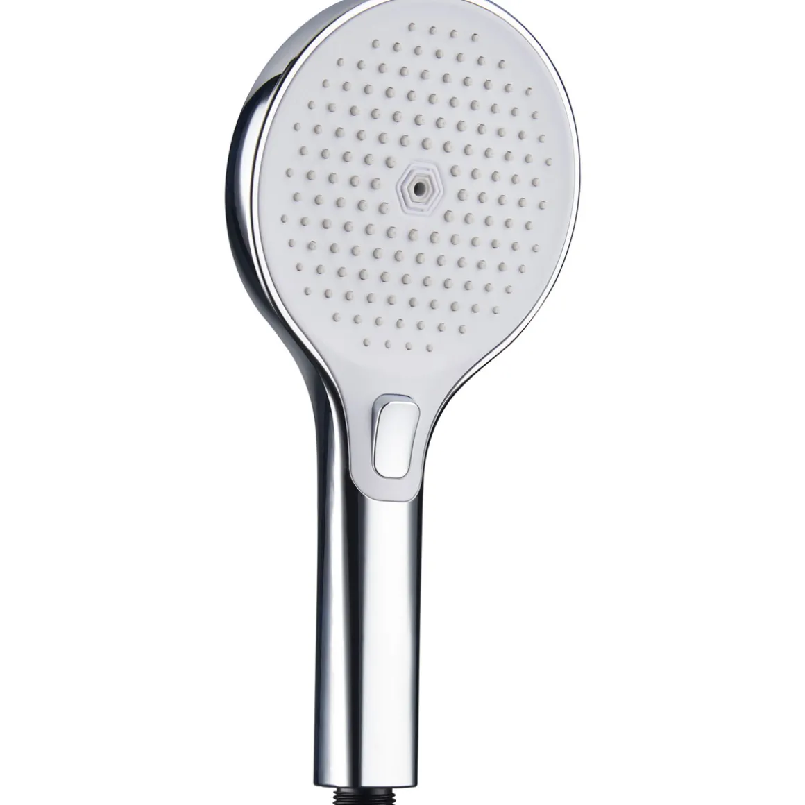 Valblue Handbrause Deba weiss chrom Nebelstrahltechnik Anti-Kalk