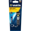 Varta LED-Taschenlampe Day Light Key Chain Light mit Batterien schwarz