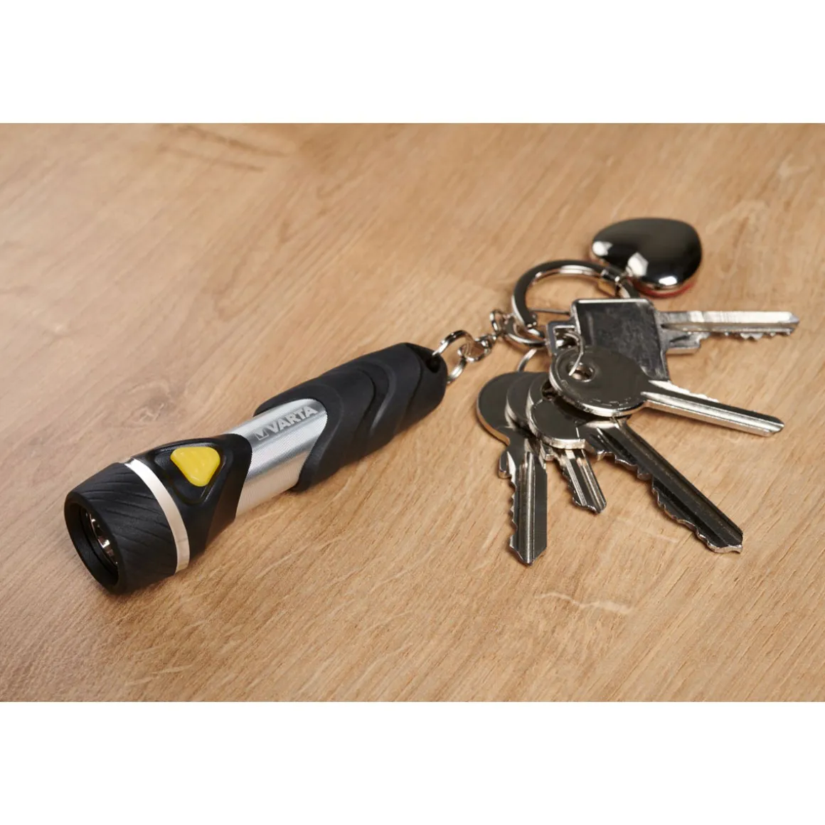 Varta LED-Taschenlampe Day Light Key Chain Light mit Batterien schwarz