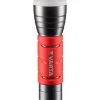 Varta LED-Taschenlampe Outdoor Sports mit Batterien rot