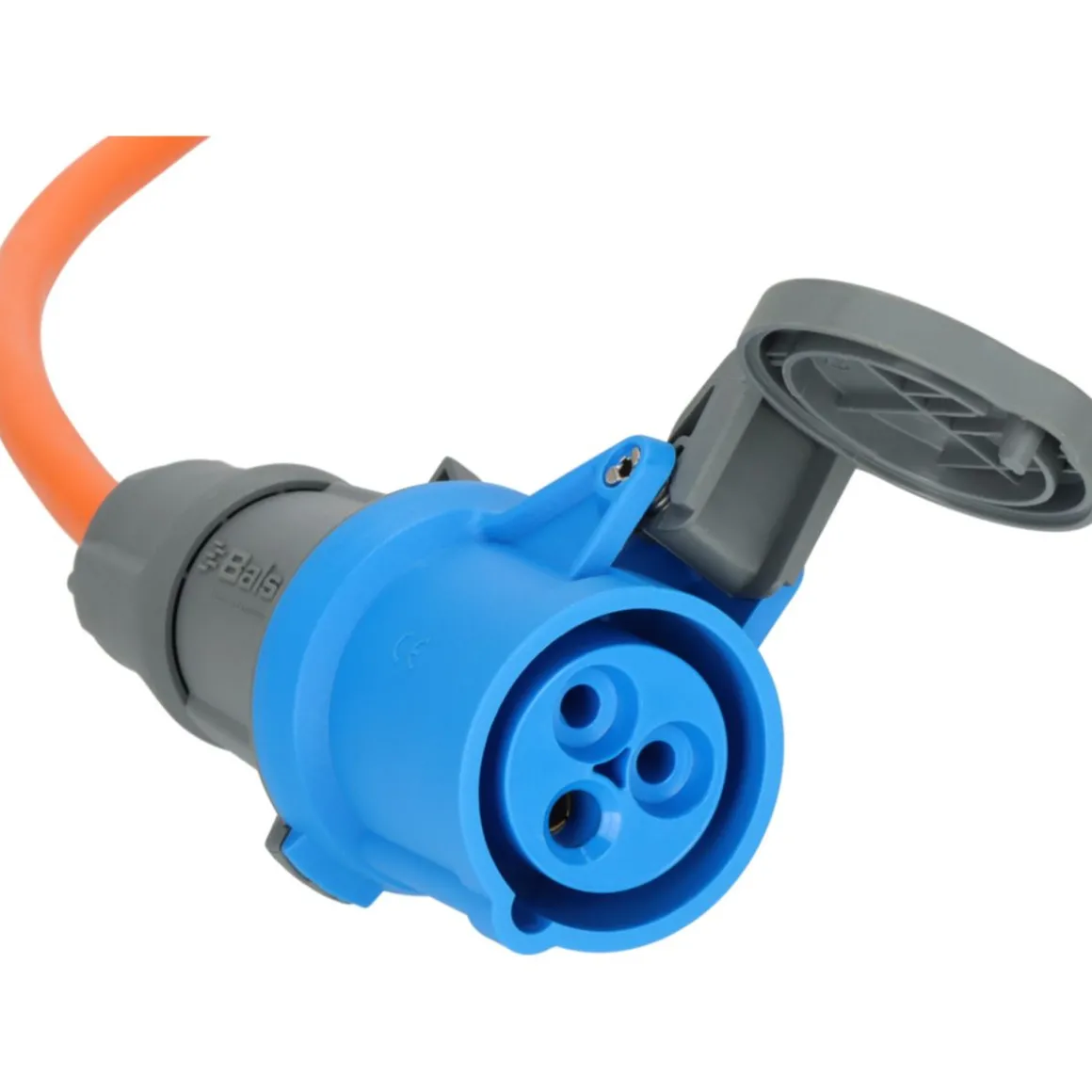Verl.-Leitung 10m CEE230V/16A IP44H07RN-F3G2,5 orange Stecker u. Kupplung