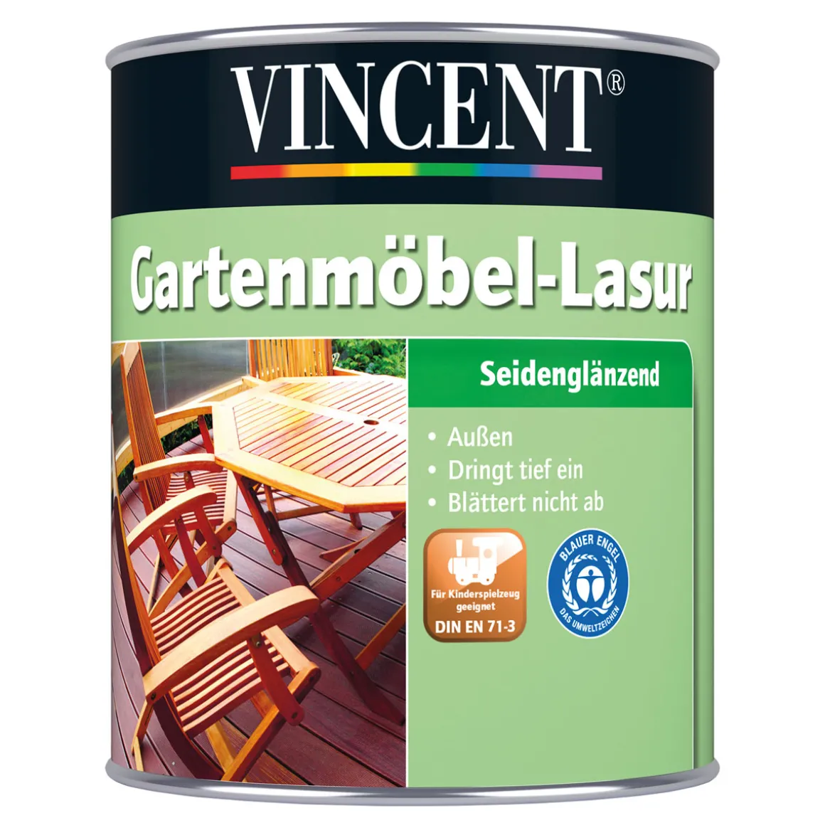 Vincent Gartenmöbel Lasur buche 750 ml